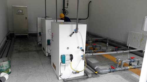 二氧化氯发生器在工业循环冷却水处理中应用